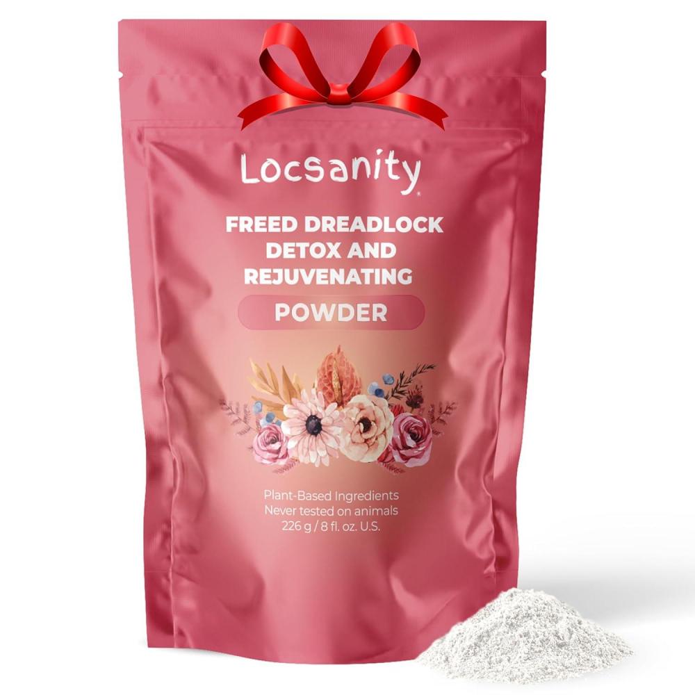 imageLocsanity Dreadlock Hair Scalp Detox  Deep Clean Dreadlock Powder Cleansing Conditioner  Natural Hair Cleanser for Build Up  ACV Alternative Loc Care and Maintenance ProductsUnscented
