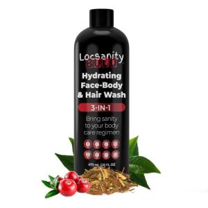 Locsanity BOLD 3-in-1 Men’s Hydrating Face, Body, and Hair Wash