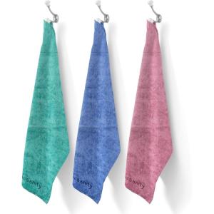 Locsanity Hair Towel Set, 3 Pack, for Dreadlocks, Locs, Sisterlocks and Natural Hair