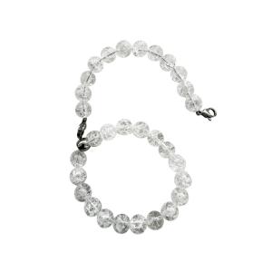 Locsanity Interlocking, Sisterlock, Dreadlock, Crochet Tool Bracelet Holder, Pink Beads (Black)(Crystal)