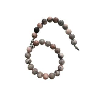 Locsanity Interlocking, Sisterlock, Dreadlock, Crochet Tool Bracelet Holder, Pink Beads (Black)(GreyPinkStone)