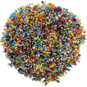 Locsanity Loc Sprinkles Complete Installation Kit Glass Beads – Locs, Sisterlocks, Dreadlocks, Microlocks, Dreads (Beads Alone)(Beads Alone)