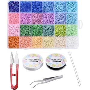 Locsanity Loc Sprinkles Complete Installation Kit Glass Beads – Locs, Sisterlocks, Dreadlocks, Microlocks, Dreads (Complete Kit)