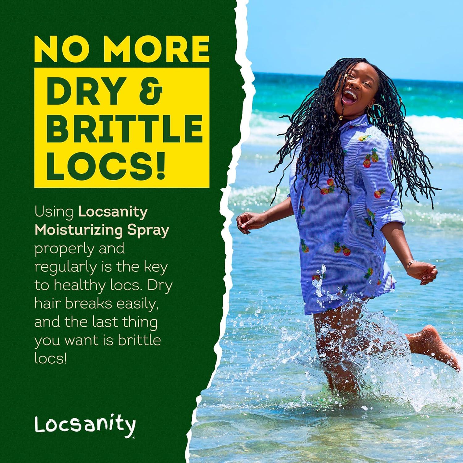 imageLocsanity Daily Moisturizing Refreshing Spray for Locs Dreadlocks Rose Water and Peppermint Hair Scalp Moisturizer Dreadlock Spray Natural Loc Care and Maintenance 12oz8 Ounce