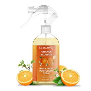 Locsanity Pure Orange Blossom Hair and Facial Daily Moisturizing Loc Spray – 8 fl oz: Refreshing Spray for Dreadlocks, Sisterlocks, Microlocks, Locs Hair Care and Face Mist