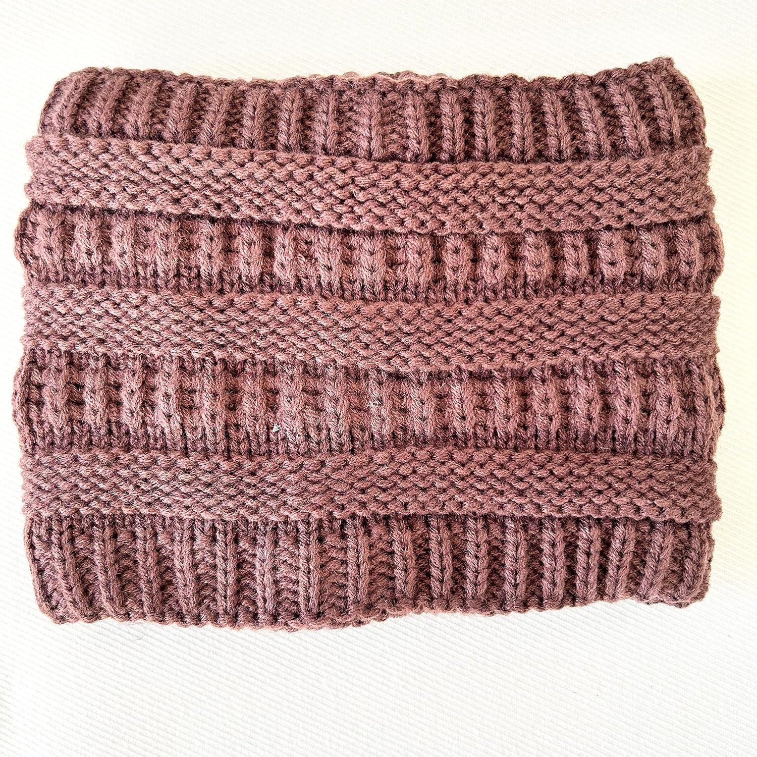 imageLocsanity Satin Lined Knit Winter Headband Beanie Dreadlocks Locs Sisterlocks Loose Natural Hair