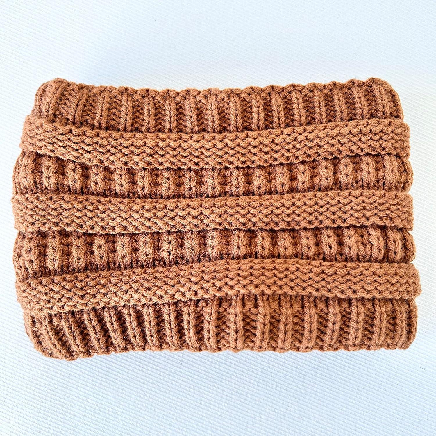 imageLocsanity Satin Lined Knit Winter Headband Beanie Dreadlocks Locs Sisterlocks Loose Natural Hair