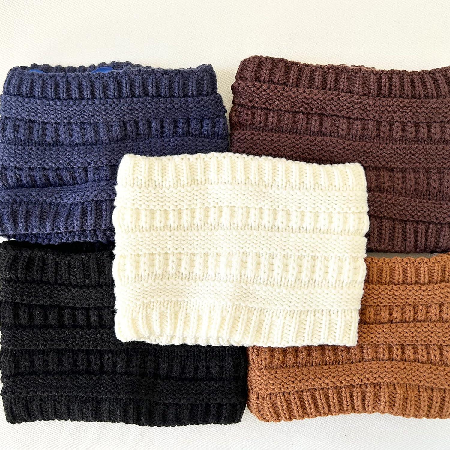 imageLocsanity Satin Lined Knit Winter Headband Beanie Dreadlocks Locs Sisterlocks Loose Natural Hair