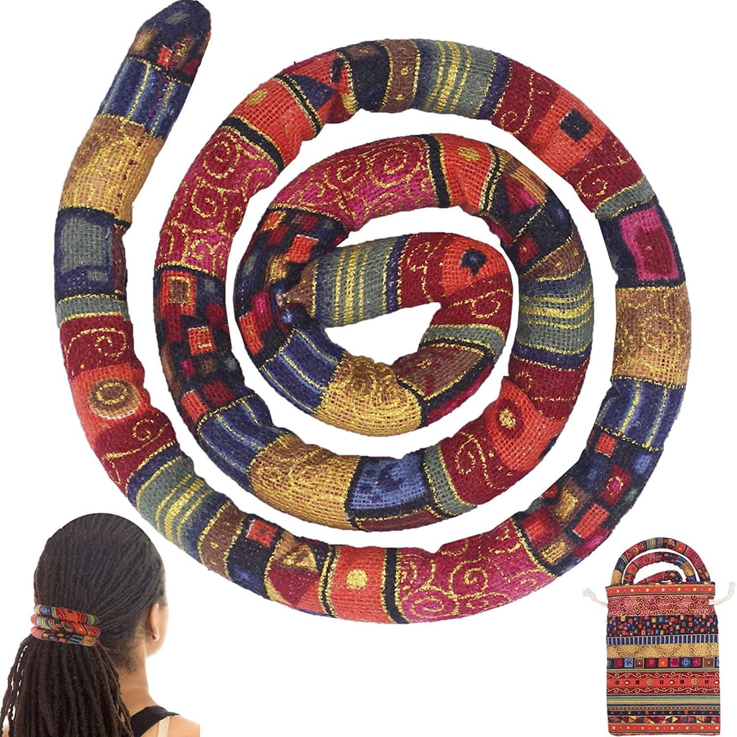 imageLocsanity Sprail Bendable Hair Tie Dreadlocks Microlocs Sisterlocks Natural Hair Thick Curly Hair Holder